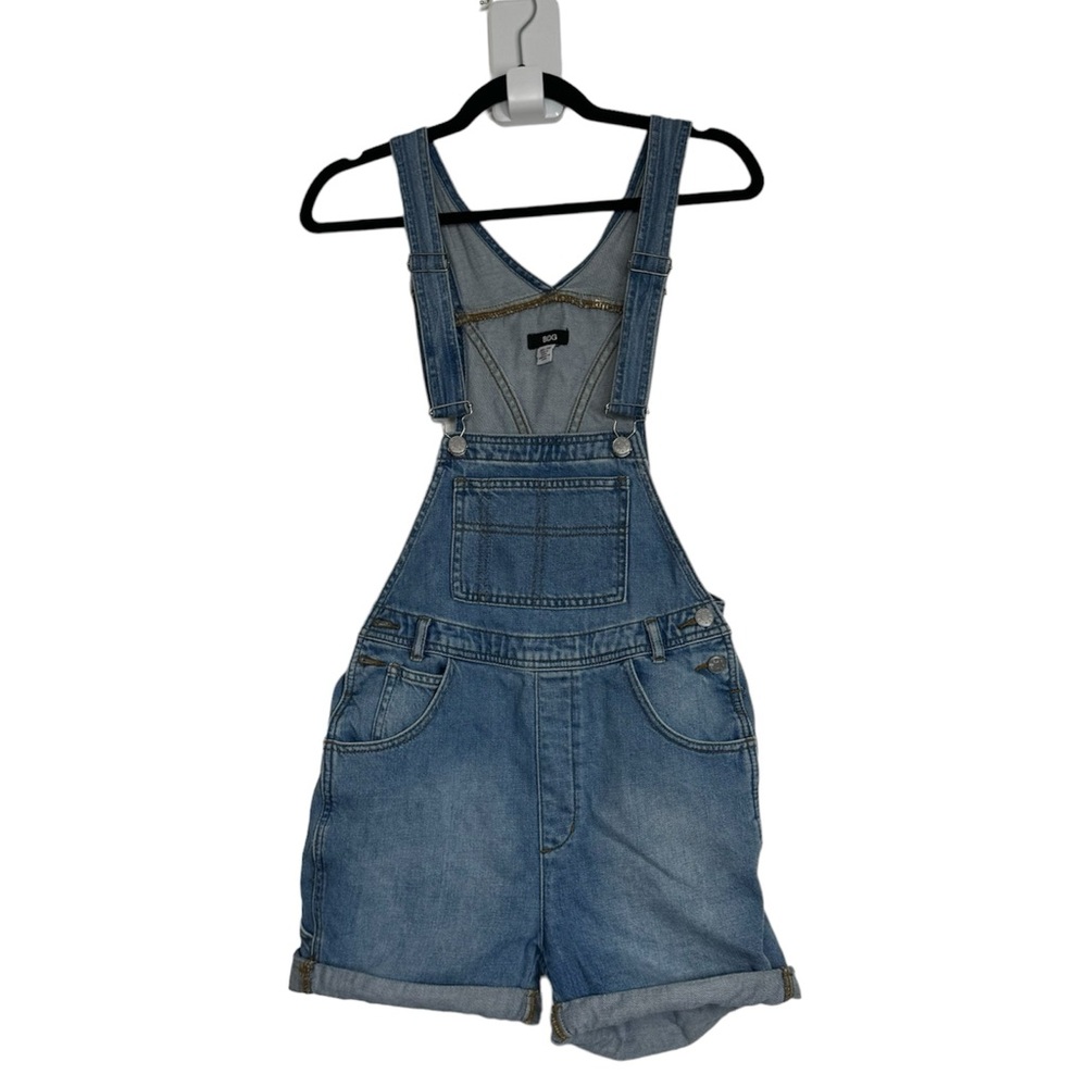 BDG Shorts Denim Bib Cuffed Short Overalls